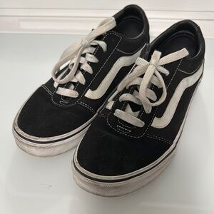 Vans Black and White Sneakers